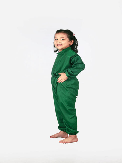 BookMyCostume Green Jumpsuit Plant Kids & Adult Fancy Dress Costume